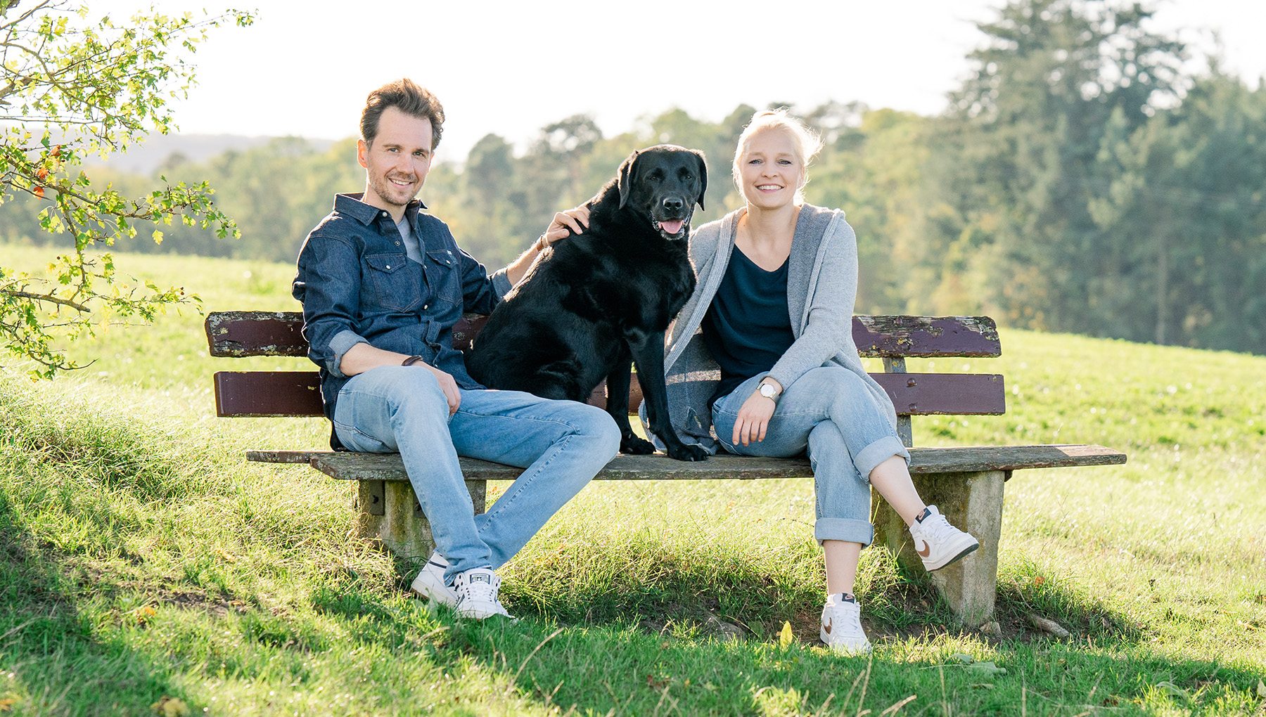 Nadine, Markus und Balou